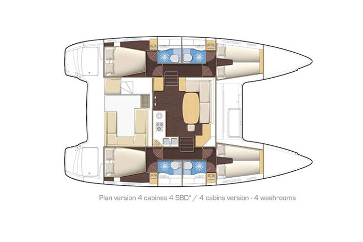 Charter Yacht Lagoon 400 - 4 Cabins + 2 - Split - Croatia