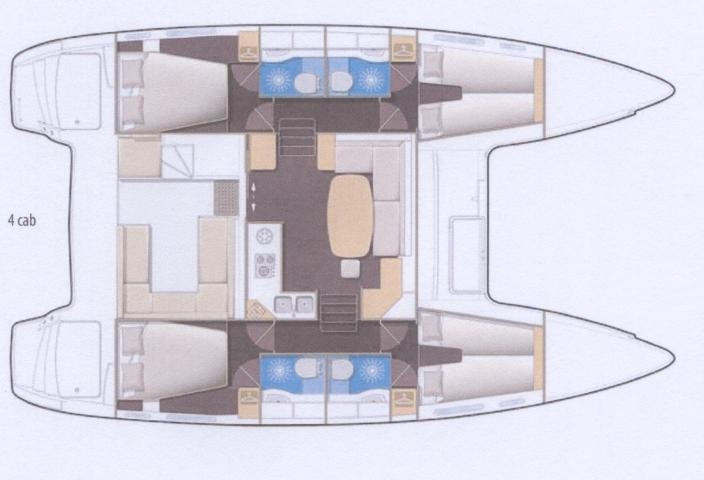 Charter Yacht Lagoon 400 - 4 Cabins - Mallorca