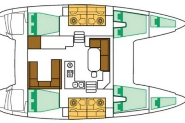 Charter Yacht Lagoon 400 - 4 Cabins + 2 - Split - Croatia