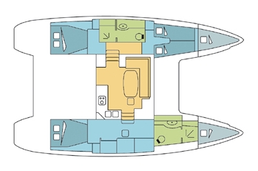 Charter Yacht Lagoon 400 Owner Version - 3 Cabins - Tortola,BVI