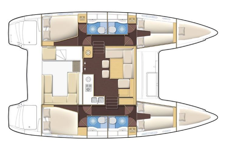 Charter Yacht Lagoon 400 S2(2015)- 6 Cabins/4H - Phuket,Thailand