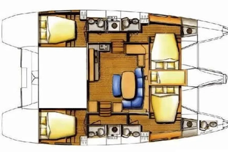 Charter Yacht Lagoon 421 - 4 + 1 Cabins - Alghero - Sardinia