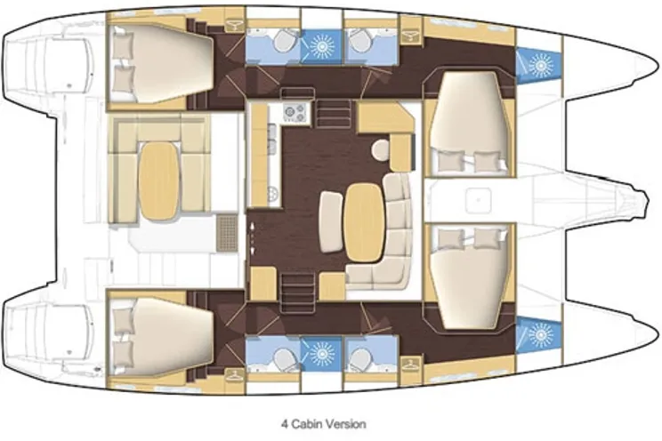Charter Yacht Lagoon 421 - 4 Cabins - Marmaris - Turkey