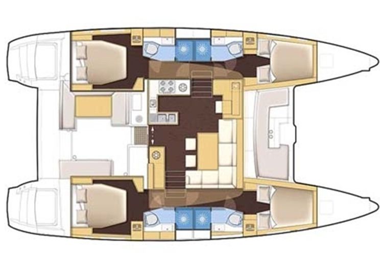 Charter Yacht Lagoon 450 - 4 Cabins - Tortola,BVI