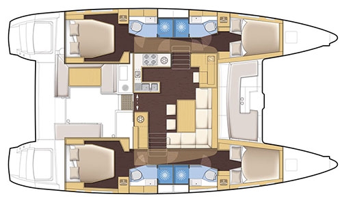 Charter Yacht Lagoon 450 - 4 Cabins - Tortola