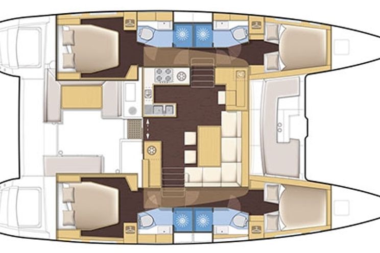 Charter Yacht Lagoon 450 - 4 Cabins - Tortola