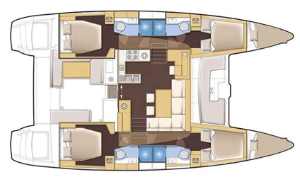 Charter Yacht Lagoon 450 - 4 + 2 Cabins - Tortola