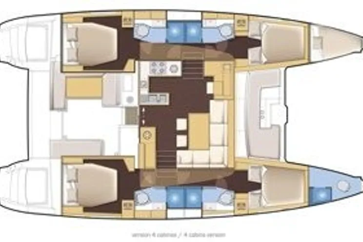 Charter Yacht Lagoon 450 - 4 + 1 Cabins - Ibiza - Lanzarote