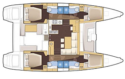 Charter Yacht Lagoon 450 - 4 + 2 Cabins - Kastela - Croatia