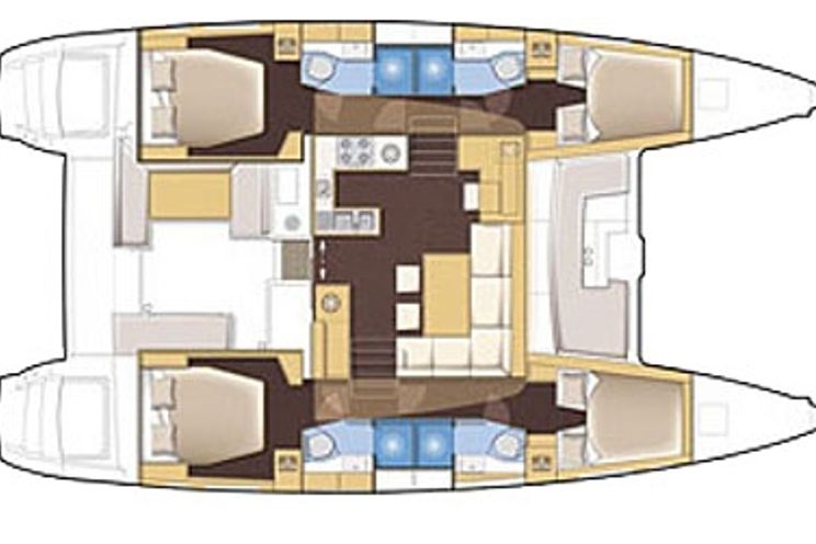Charter Yacht Lagoon 450 - 4 + 2 Cabins - Cala di Sardinia