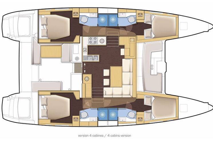 Charter Yacht Lagoon 450 - 4 Cabins - Mallorca