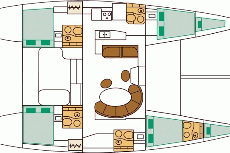 Charter Yacht Lagoon 470 - 4 + 2 Cabins - Costa Brava - Spain