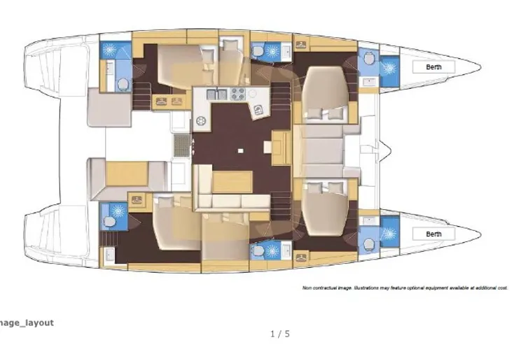 Charter Yacht Lagoon 52 - 5 + 1 Cabins - 2017 - Trogir