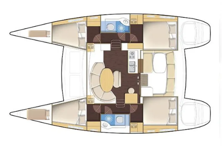 Charter Yacht Lagoon 380(2018)- 4 + 2 Cabins - Mahe,Seychelles