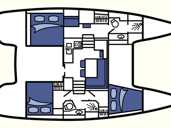 Lagoon 39 Layout