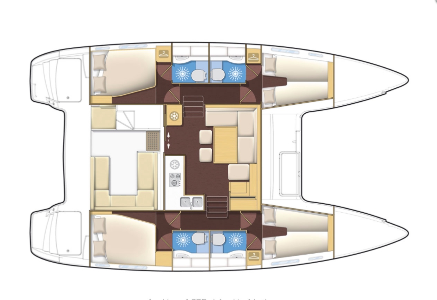Charter Yacht Lagoon 400 S2 - 2017 - 4+2 Cabins - Athens
