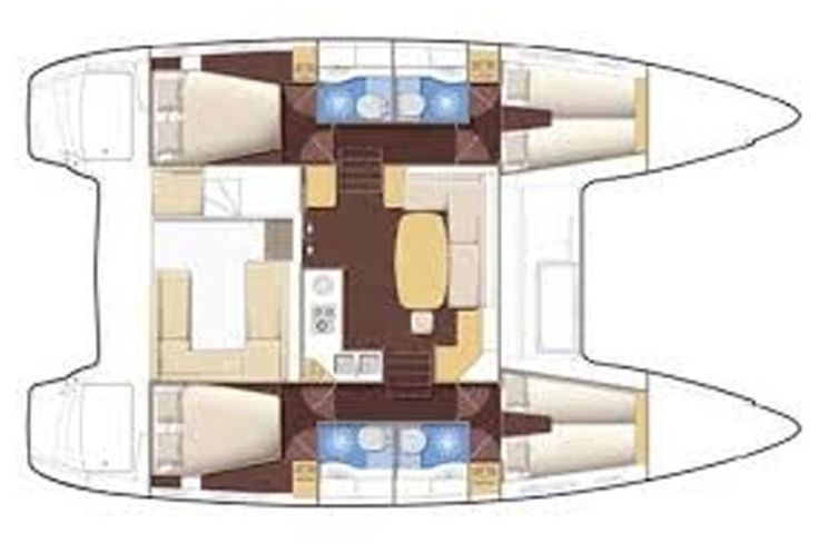 Charter Yacht Lagoon 400 S2 - 5 Cabins - Koh Chang and Koh Samui,Gulf of Thailand