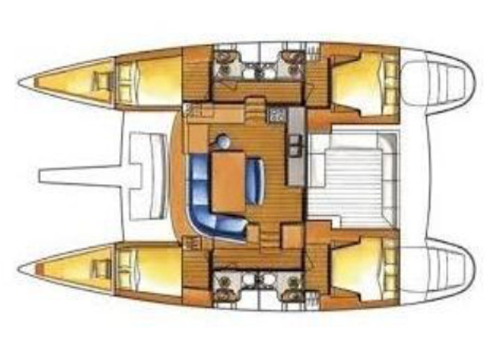 Charter Yacht Lagoon 400 S2 - 6 Cabins - Mahe,Seychelles