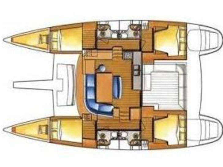Lagoon 400 S2 - Layout Lagoon 400 S2 - Layout