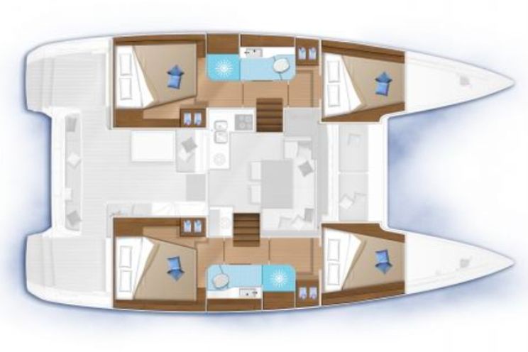 Charter Yacht Lagoon 40 - 2019 - 6 Cabins - Mahe,Seychelles