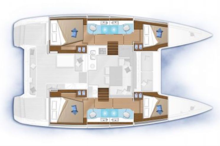 Charter Yacht Lagoon 40 - Grande Croisiere(2020)- 4 Cabins - Tahiti,Bora Bora,South Pacific