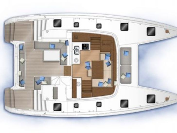 Lagoon 40 - Layout  Lagoon 40 - Layout