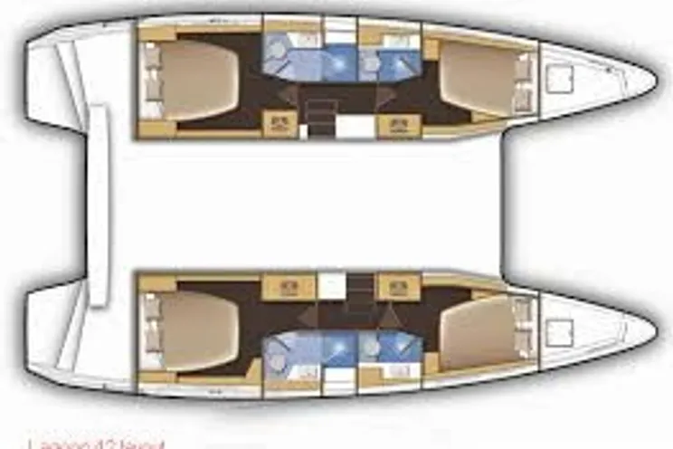 Charter Yacht Lagoon 42 - 4 + 2 cabins(4 double 2 single)- 2019 - Lefkas