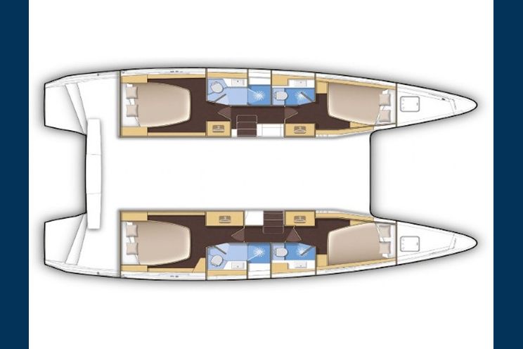 Charter Yacht Lagoon 42 - 2020 - 6 cabins(4 double + 2 forepeaks)- Rhodes - Kos