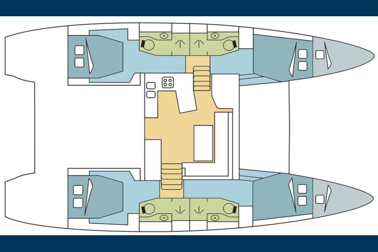 Charter Yacht Lagoon 450 F - 4 + 2 Cabins(4 Double 2 Single)- 2018 - La Paz - Mexico