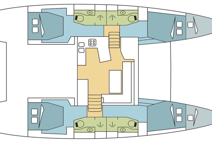 Charter Yacht Lagoon 450 F - 4 + 2 Cabins(4 Double 2 Single)- 2018 - La Paz - Mexico