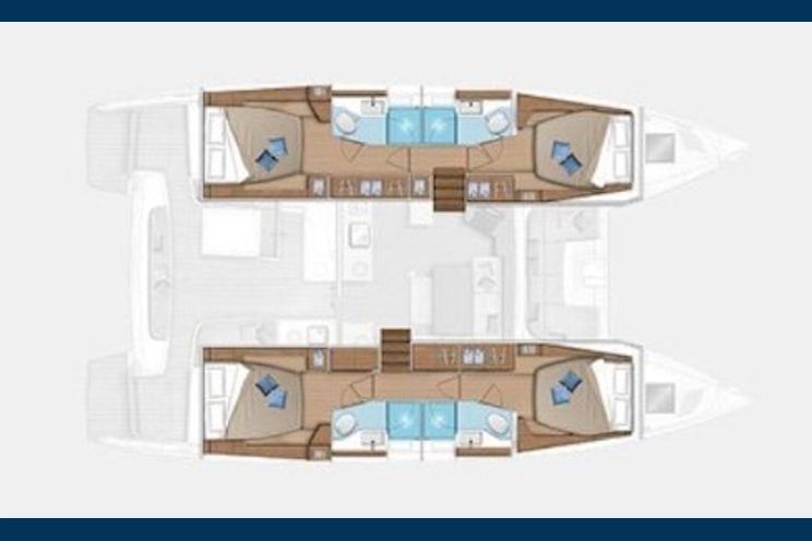 Charter Yacht Lagoon 46 - 2021 - 6 cabins(4 double + 2 forepeaks)- Corfu - Lefkas