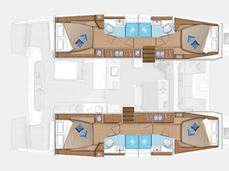 Lagoon 46 - Layout Lagoon 46 - Layout