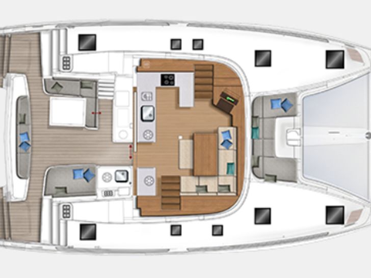 Lagoon 46 - Layout Lagoon 46 - Layout