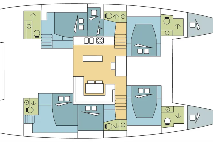 Charter Yacht Lagoon 52 F - 6 + 2 Cabins - 2019 - Nassau - Exumas - Bahamas