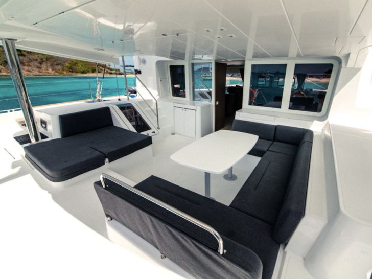 Lagoon 52F Cockpit