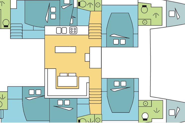 Charter Yacht Lagoon 52 F with watermaker&A/C - 6 + 2 Cabins - 2018 - BVI
