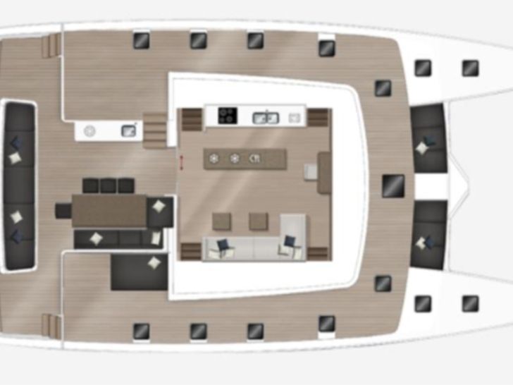 Lagoon 630 - Layout