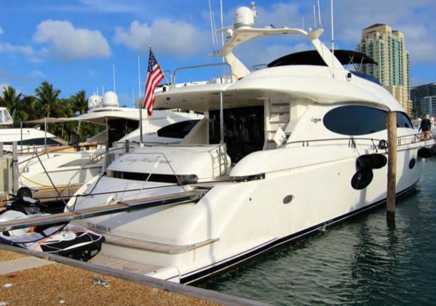 Charter Yacht Lazzara 84 - 5 Cabins - Miami Day Boat Rental - South Beach - Biscayne Bay Miami - Miami - Florida