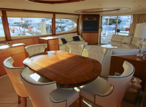 Charter Yacht Lazzara 84 - 5 Cabins - Miami Day Boat Rental - South Beach - Biscayne Bay Miami - Miami - Florida