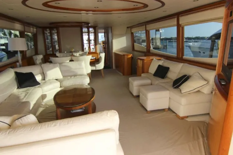 Charter Yacht Lazzara 84 - 5 Cabins - Miami Day Boat Rental - South Beach - Biscayne Bay Miami - Miami - Florida