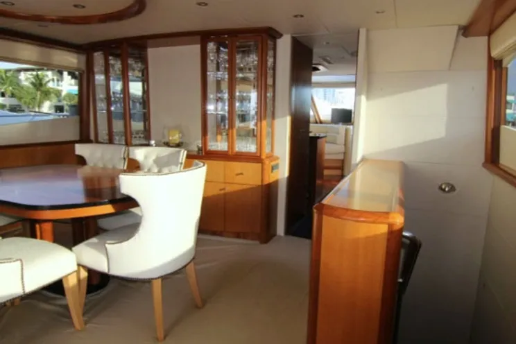 Charter Yacht Lazzara 84 - 5 Cabins - Miami Day Boat Rental - South Beach - Biscayne Bay Miami - Miami - Florida
