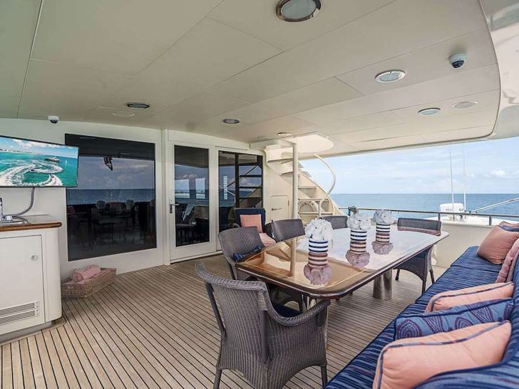 LEGACY Motor Yacht Aft Deck