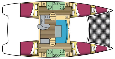 Charter Yacht Leopard 384 - 4 Cabins - Cannigione - Sardinia