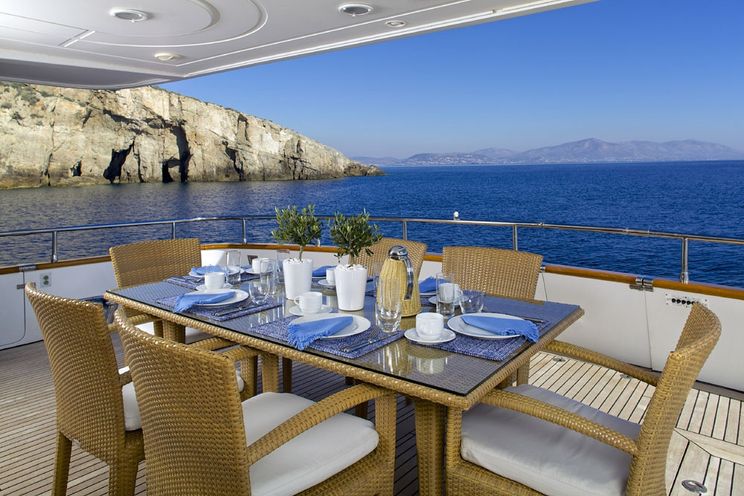 Charter Yacht LET IT BE - Tecnomarine 37m - 5 Cabins - Athens - Kos - Mykonos - Santorini - Lefkas