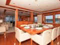 IRA Sunseeker 34m - indoor dining area IRA Sunseeker 34m - indoor dining area