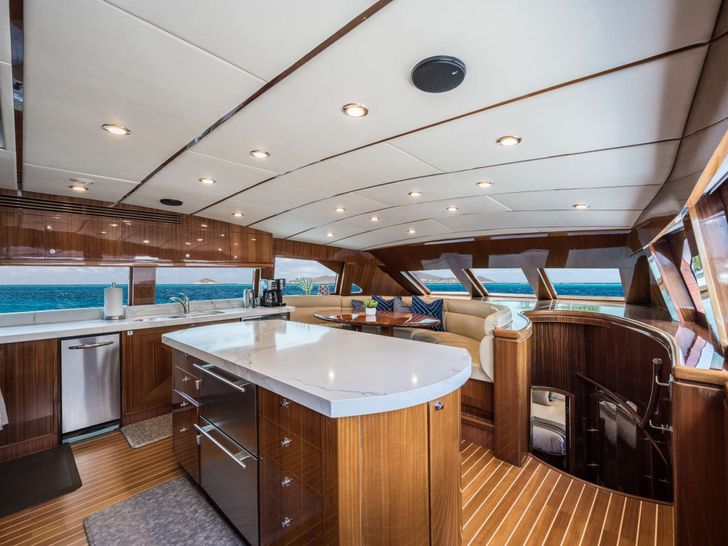 LIMITLESS Crewed Motor Yacht Galley