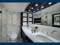 LIZZI Lazzara 75 Luxury Motoryacht Marble Bathroom