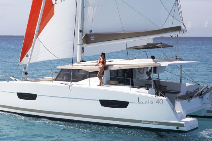 Charter Yacht Fountaine Pajot Lucia 40 - 4 + 2 cabins(4 double 2 single)- 2018 - Mykonos - Athens