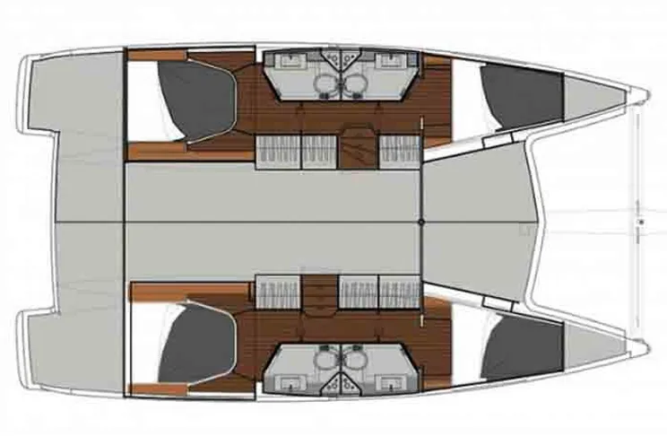 Charter Yacht Lucia 40 Grande Croisiere - 4 Cabins - Tahiti,Bora Bora,South Pacific