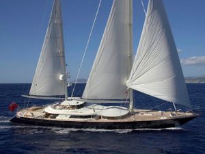 LUNA - Perini Navi 52m - 5 Cabins - Leeward Islands - Caribbean - Monaco - Cannes - San Remo - Sardinia